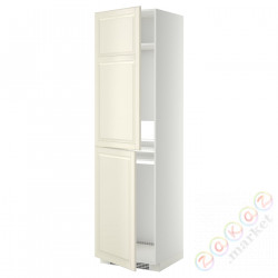 ⭐METOD⭐Шкаф, высокий лед/проживающий, белый/Bodbyn сливочный, 60x60x220 cm⭐ИКЕА-49925542