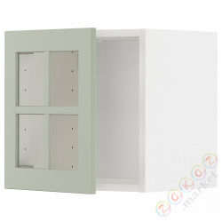 ⭐METOD⭐настенный шкаф/стакан дверь, белый/Stensund светло-зеленый, 40x40 cm⭐ИКЕА-39486411