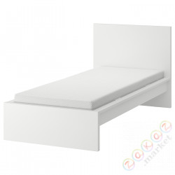 ⭐MALM⭐Łóżko, белый/Åbygda жесткий, 90x200 cm⭐ИКЕА-29536850