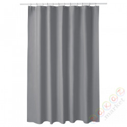 ⭐LUDDHAGTORN⭐Душевая занавеска, Серый, 180x200 cm⭐ИКЕА-10557423