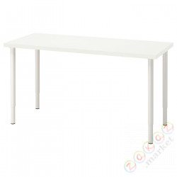 ⭐LAGKAPTEN / OLOV⭐стол письменный, белый, 140x60 cm⭐ИКЕА-99417170