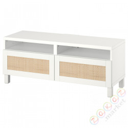 ⭐BESTA⭐Тумба под ТВ с ящики, белый/Studsviken/Stubbarp белый, 120x42x48 cm⭐ИКЕА-39435879