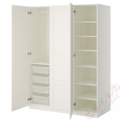 ⭐PAX / BERGSBO⭐Гардероб, белый/белый, 150x60x201 cm⭐ИКЕА-39025599