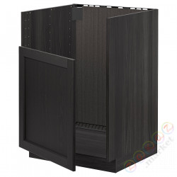 ⭐METOD⭐Стол под раковину для BREDSJÖN, черный/Lerhyttan черный морилка, 60x60 cm⭐ИКЕА-19460474