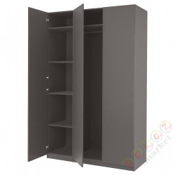 ⭐PAX / FORSAND⭐Комбинация шкафов, темно-серый/темно-серый, 150x60x236 cm⭐ИКЕА-79429720