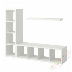 ⭐KALLAX / LACK⭐Шкаф с полкой, белый, 189x39x147 cm⭐ИКЕА-09398675