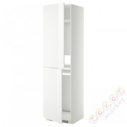 ⭐METOD⭐Шкаф, высокий лед/проживающий, белый/Рингхульт белый, 60x60x220 cm⭐ИКЕА-59924783