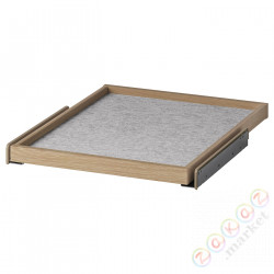 ⭐KOMPLEMENT⭐Выдвижной лоток сmatą do ящики, под беленый дуб/светло-серый, 50x58 cm⭐ИКЕА-99554968