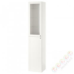⭐GODMORGON⭐Высокий шкаф, Кашён белый, 40x32x192 cm⭐ИКЕА-70392274