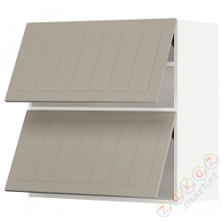 ⭐METOD⭐Уровень тсс 2 Drz, белый/Stensund бежевый, 80x80 cm⭐ИКЕА-59407781