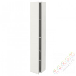 ⭐ENHET⭐Высокий шкаф 4 полки/дверь, белый, 30x32x180 cm⭐ИКЕА-19322492