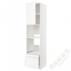 ⭐METOD / MAXIMERA⭐Рано утром/пирог ком доктор/2 шу, белый Enköping/белый имитация дерева, 60x60x240 cm⭐ИКЕА-59473592