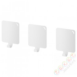 ⭐PLUTT⭐Крючок, самоклеящийся, белый⭐ИКЕА-80347101