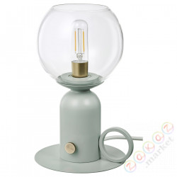 ⭐ASKMULLER⭐Настольная лампа, серо-зеленый, 24 cm⭐ИКЕА-00492489
