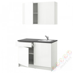 ⭐KNOXHULT⭐Кухня, глянцевый белый, 120x61x220 cm⭐ИКЕА-29180468