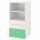 ⭐SMASTAD / PLATSA⭐Книжный шкаф, белый зеленый/с3 ящики, 60x57x123 cm⭐ИКЕА-59387815