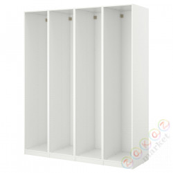 ⭐PAX⭐4 рамы шкафа, белый, 200x58x201 cm⭐ИКЕА-29895471