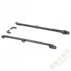 ⭐KOMPLEMENT⭐Выдвижной поручень для корзин, темно-серый, 58 cm⭐ИКЕА-10263232