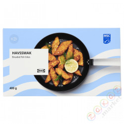 ⭐HAVSSMAK⭐Panierowане kawałki ryby, Сертификат MSC Frozen, 400 g⭐ИКЕА-00546374