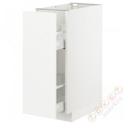 ⭐METOD⭐Кабинет ул./wysuwане wyposażenт.е.доб, белый/Веддинге белый, 30x60 cm⭐ИКЕА-69287523