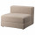 ⭐JATTEBO⭐Moduł 1,5-человекowy ze schowkiem, Samsala серо-бежевый⭐ИКЕА-89471474
