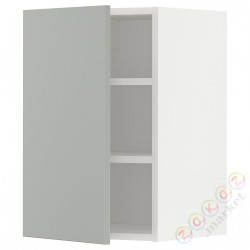 ⭐METOD⭐Навесной шкаф с полками, белый/Havstorp светло-серый, 40x60 cm⭐ИКЕА-69538164