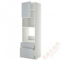 ⭐METOD / MAXIMERA⭐я шел/микр сDrz/2 шу, белый/Veddinge Серый, 60x60x220 cm⭐ИКЕА-29463778