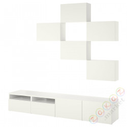 ⭐BESTA⭐Тумба под ТВ, белый/Лаппвикен, 240x42x230 cm⭐ИКЕА-79476820