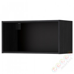 ⭐METOD⭐Стена корпуса, имитация черного дерева, 80x37x40 cm⭐ИКЕА-00205544