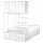 ⭐PLATSA⭐Каркас кровати 8 дверь+4 ящики, белый/Fonnes, 142x244x223 cm⭐ИКЕА-49325385