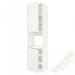 ⭐METOD⭐Шестой огромный 2dr/половина, белый/Веддинге белый, 60x60x240 cm⭐ИКЕА-29458164