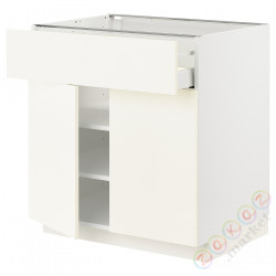⭐METOD / MAXIMERA⭐Затененный ящик/2 Drz, белый/Vallstena белый, 80x60 cm⭐ИКЕА-89507208