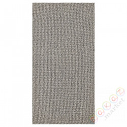 ⭐TIPHEDE⭐Коврик ровный, черный/естественный, 80x150 cm⭐ИКЕА-20528878