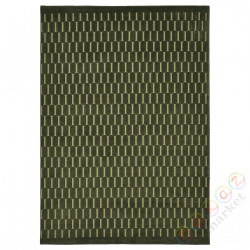 ⭐NOVLING⭐Ковровая дорожка сkrótkim włosiem, зеленый, 128x195 cm⭐ИКЕА-80532976