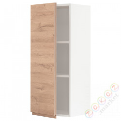 ⭐METOD⭐Навесной шкаф с полками, белый/Voxtorpподражание. дуб, 40x100 cm⭐ИКЕА-29455764
