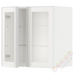 ⭐METOD⭐Шах половина/2 стакан Drz, белый/Hejsta белое прозрачное стекло, 60x60 cm⭐ИКЕА-49490554