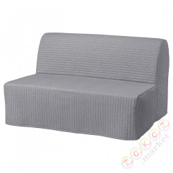 ⭐LYCKSELE LOVAS⭐Диван 2-человекowa разложитьadана, Knisa светло-серый⭐ИКЕА-09387035
