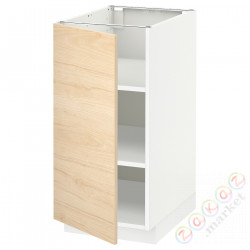 ⭐METOD⭐Кабинет ул./полки, белый/Askersund яркий узор ясеня, 40x60 cm⭐ИКЕА-89457128