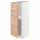 ⭐METOD⭐Кабинет ул./полки, белый/Voxtorpподражание. дуб, 30x37 cm⭐ИКЕА-09461006