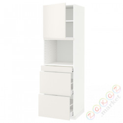 ⭐METOD / MAXIMERA⭐Обувь для микрокомбо дверь/3шу, белый/Веддинге белый, 60x60x200 cm⭐ИКЕА-29458258