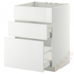 ⭐METOD / MAXIMERA⭐Форма L + 3F/2шу, белый/Рингхульт белый, 60x60 cm⭐ИКЕА-79027983