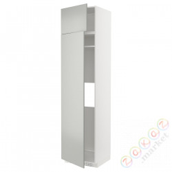 ⭐METOD⭐Высота или замерзание 2шу, белый/Havstorp светло-серый, 60x60x240 cm⭐ИКЕА-89538771