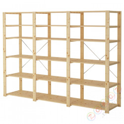 ⭐HEJNE⭐3 разделы/полки, мягкий доктор, 230x50x171 cm⭐ИКЕА-99031408