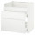 ⭐METOD⭐ХАВСЕН тумба под раковину/3fr/2шу, белый Maximera/Voxtorpматовый белый, 80x60 cm⭐ИКЕА-89280592