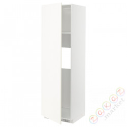 ⭐METOD⭐Охлажденный или замороженный Drz, белый/Vallstena белый, 60x60x200 cm⭐ИКЕА-49507352