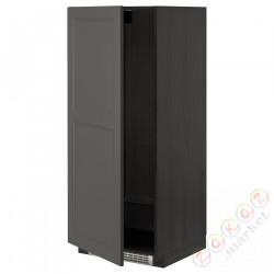 ⭐METOD⭐Шкаф, высокий лед/проживающий, черный/Axstad темно-серый60x60x140 cm⭐ИКЕА-29322953