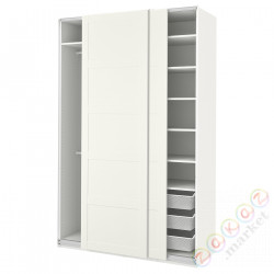 ⭐PAX / BERGSBO⭐Гардероб, белый/белый, 150x66x236 cm⭐ИКЕА-19502365