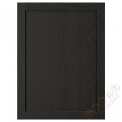 ⭐LERHYTTAN⭐Дверь, черный морилка, 60x80 cm⭐ИКЕА-30356065