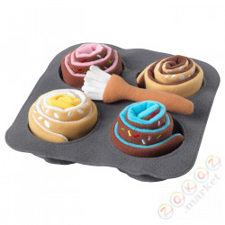 ⭐DUKTIG⭐Zestaw do pieczenia bułek, 6 шт.., корица/маффин⭐ИКЕА-80423595