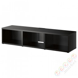 ⭐BESTA⭐Тумба под ТВ, Черно-коричневый, 180x40x38 cm⭐ИКЕА-70474062